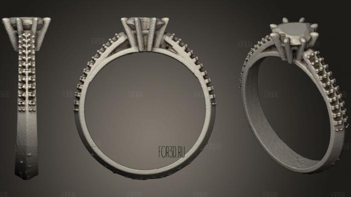 Diamond Ring13 stl model for CNC